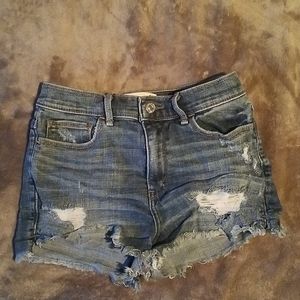 Abercrombie and Fitch high rise shorts